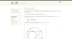 Desktop Screenshot of 9math.com